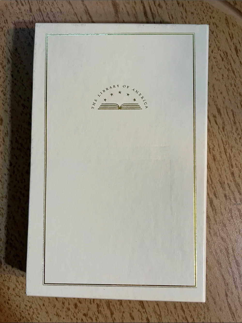 Poems & Other Writings Beige Linen Decorative Book